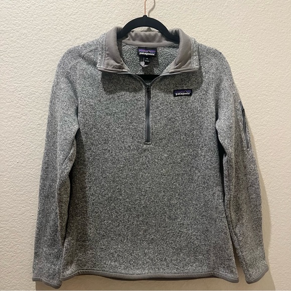 Patagonia Jackets & Blazers - Patagonia Gray Quarter Zip Fleece Gorpcore Clean Girl Cozy Travel Pullover